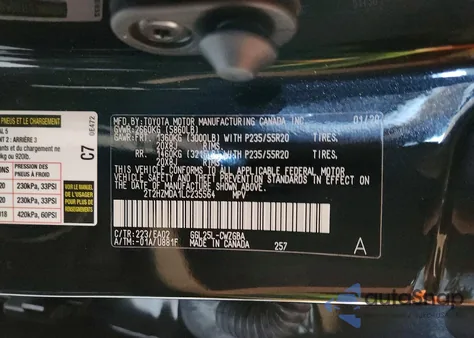 2020 Lexus Rx 350 from USA, damaged, VIN 2T2HZMDA1LC235564